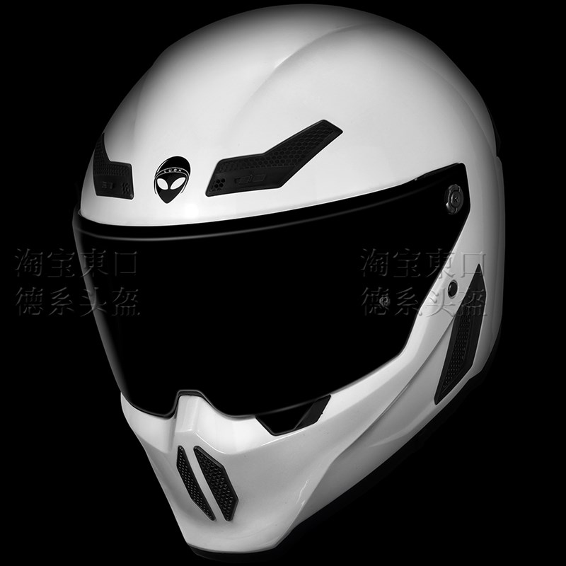 经典复古摩托车头盔男巡航机车骑行复古全盔女新国标X3C认证四季