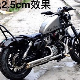 轻骑大韩骁胜GV300s改装后减震器降低车身后避震短减震后泥瓦降低