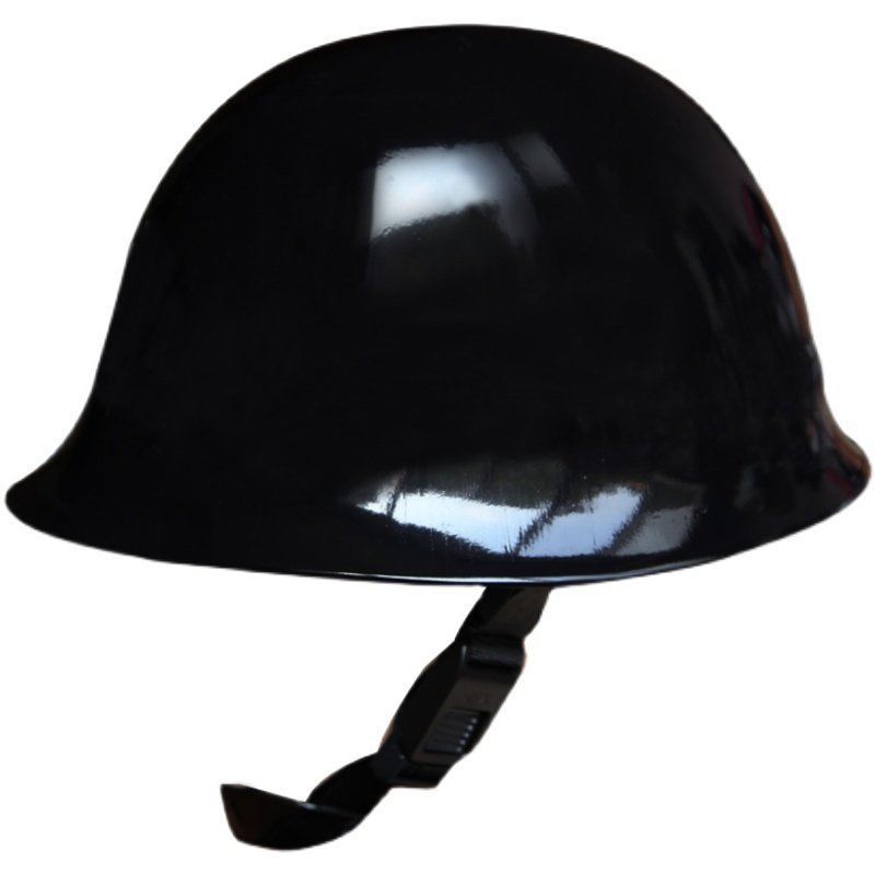80式钢盔骑行保安战术训练PC塑料圆形轻绿色保安防灾装备头盔帽