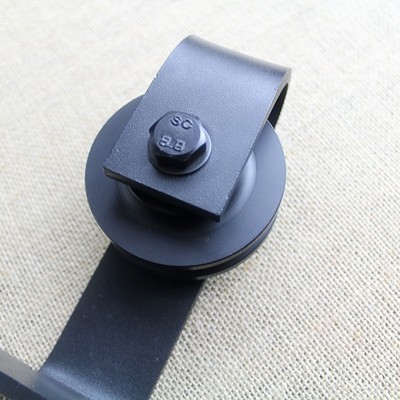 经典顶装款 谷仓门碳钢吊轨全套 移门推拉门轨道滑轨滑轮