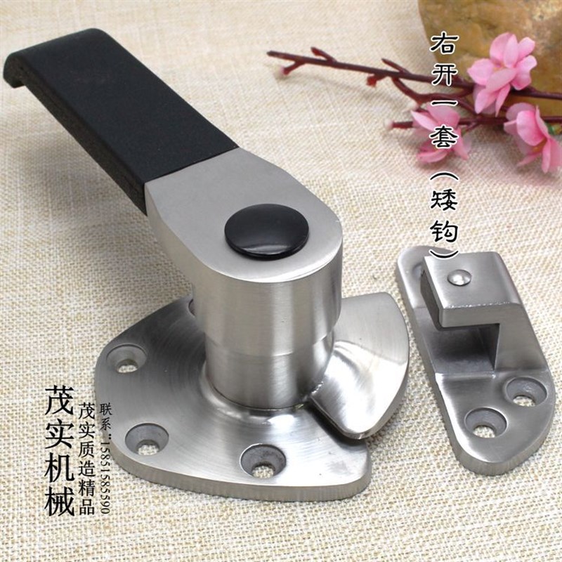 防烫蒸箱门把手 烘箱门把手 蒸柜拉手 蒸柜门锁  商用厨具配件