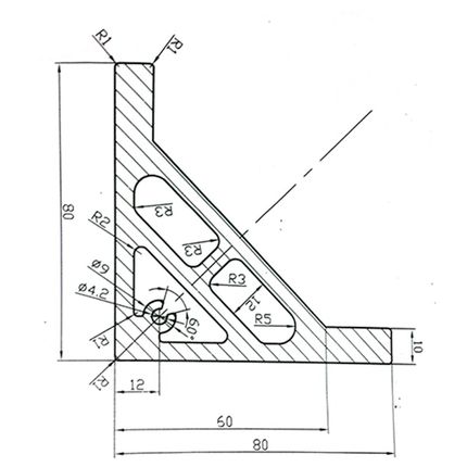 直角支架 铝合金支架 型材角件 8080直角支架 强力型材角件角铝材