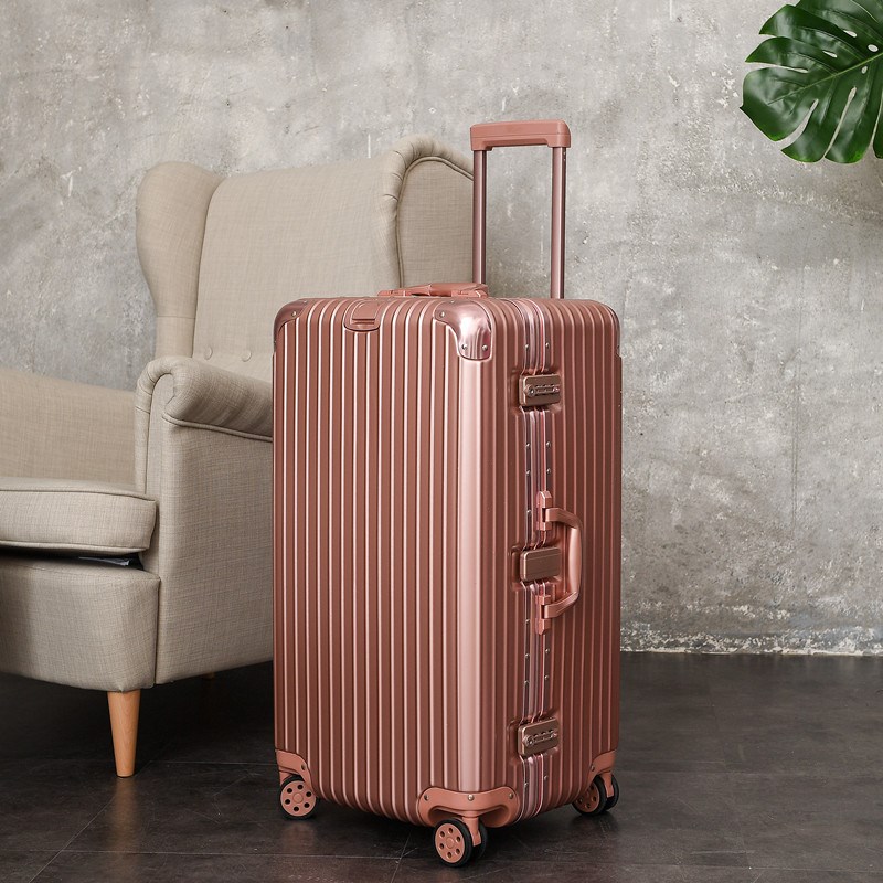 寸40超大pc加厚密码锁旅行箱男款行李箱女容量铝框拉杆箱万向轮50