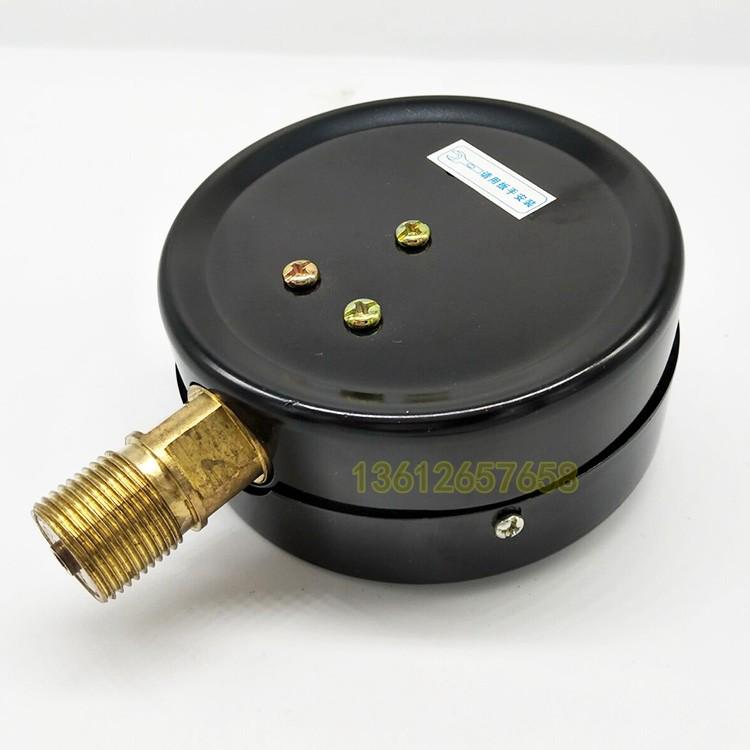 。YJ-100记忆型双针压力表 气压表 水压表 真空表0-0.6 1 1 .6MPA