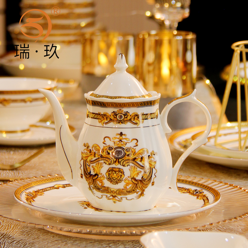 厨房家用欧式酱油醋调料瓶骨瓷酒店餐厅调料瓶罐调味壶酱醋壶