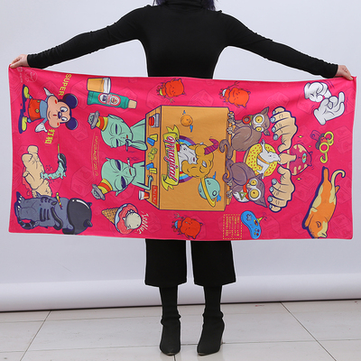 DIY来图定制礼品吸水毛巾方巾浴巾