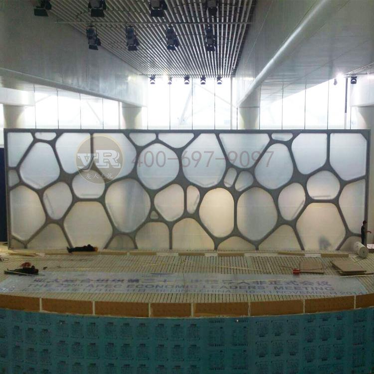 设计膜结构广告屏安装小型高透光薄膜材料