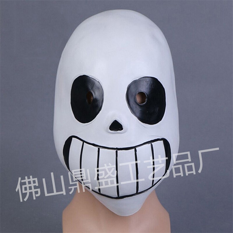 万圣节传说之下面具派对装扮搞怪直w播游戏undertale sans乳胶头