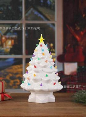 跨境新品节树LED灯摆件装扮创意特色艺术树摆件装饰