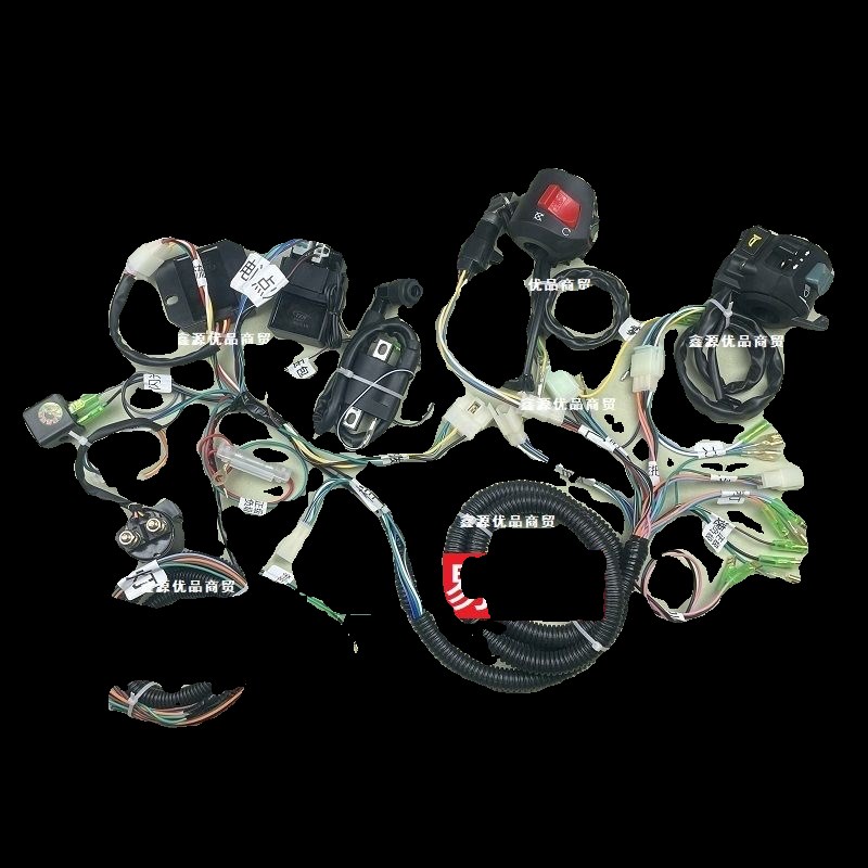 三轮全车线风冷125150助力整车线束大线把座开关带电器