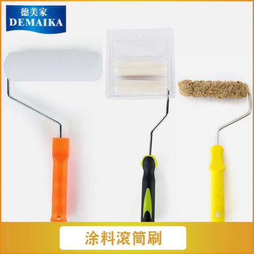 涂料滚筒拇指滚筒涂料小滚刷支架滚筒芯油漆修边修补滚筒刷