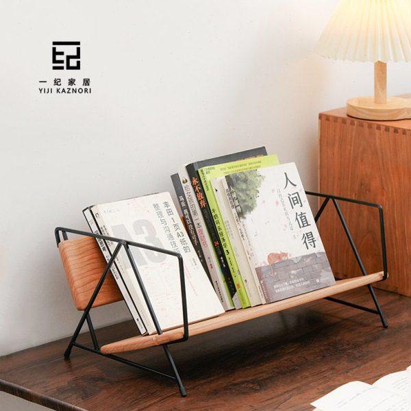 樱桃木小书架桌面置物架简易实木收纳架子家用客厅小型铁艺小书柜,收纳整理,书桌收纳置物架,淘宝优惠券,粉丝福利购,淘宝优惠卷