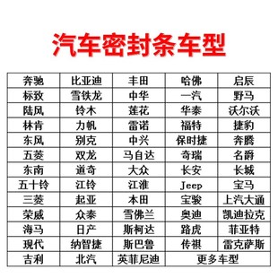 适用奥迪A3A4A5A7r专用汽车全车门边防尘隔音加装 橡胶密封条 改装