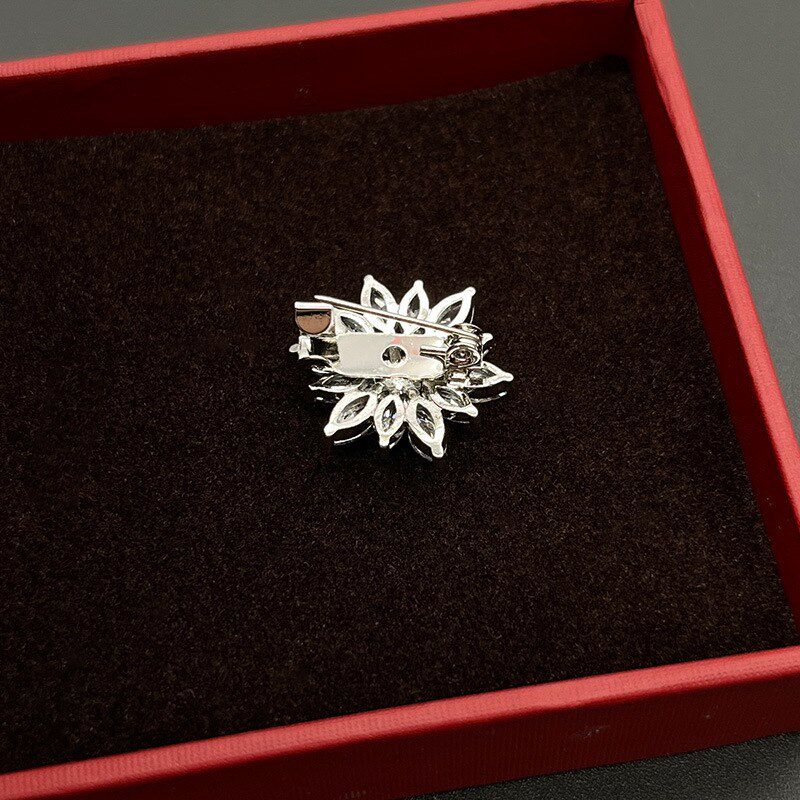 韩版时尚锆石f小胸针简约防走光衣领扣小别针开衫披肩扣迷你刺马