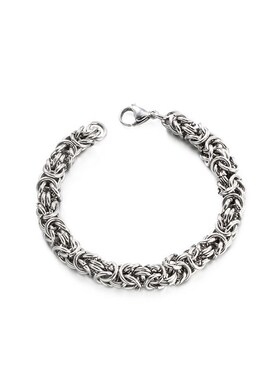 欧美新款潮牌手链街头男女个性z时尚编织灯笼圆圈钛钢手环饰品