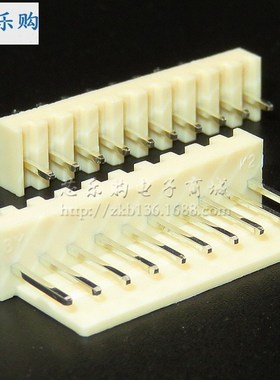 KF2510-10A 1m0P 2.54MM间距 直针 针座插座 2510端子 连接器 接