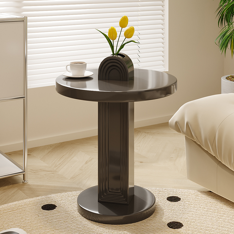 奶油风复a古罗马柱茶几边几家用客厅沙发旁落地摆件装饰品乔迁礼