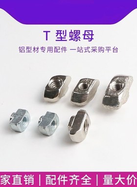 螺丝国标欧标t型螺母m8m16m20梯形40mH10粗牙丝滑块8m4不锈钢丝杆