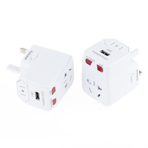 出国转换插头USB多国旅行插座港澳F台日欧美英德标多功能转换插座