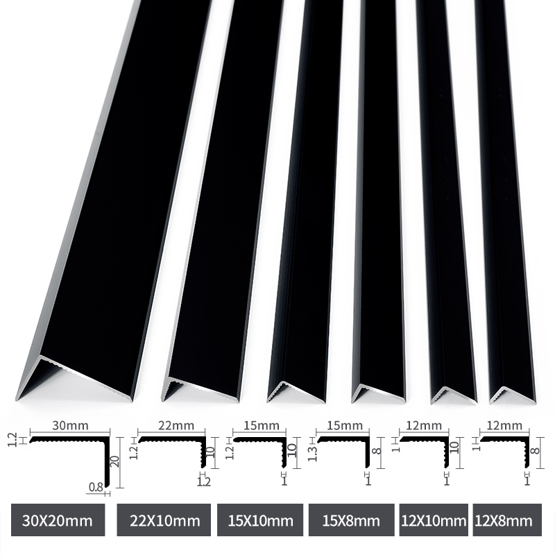 L型收边a条铝合金7字收口条木地板压条金属直角装饰线条压边条瓷