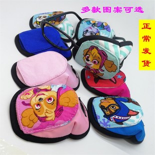 旺旺队弱视斜视卡通立体训练轻柔视力矫正P遮光遮盖单眼眼镜