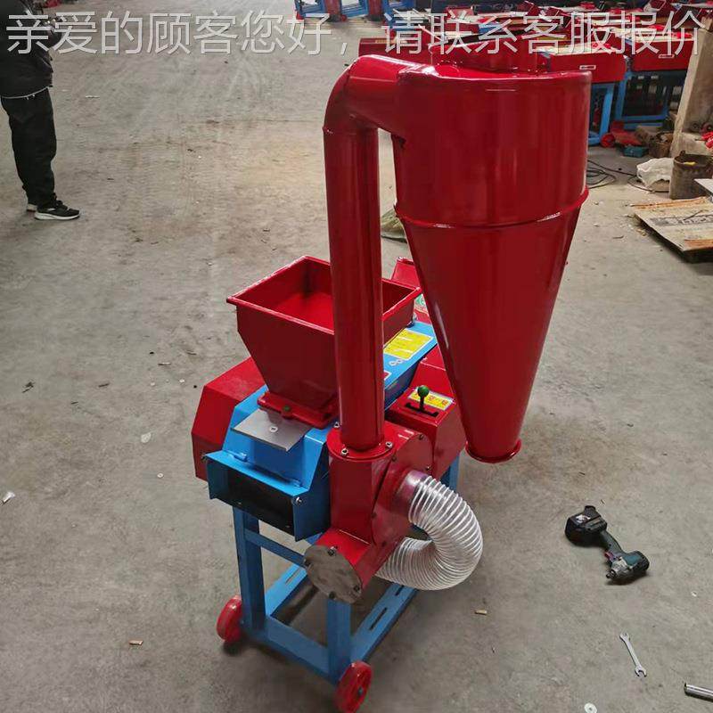 YYY厂家新款3吨卧丝干湿用铡草揉磨粉一体两机 牛式羊秸秆猪草铡