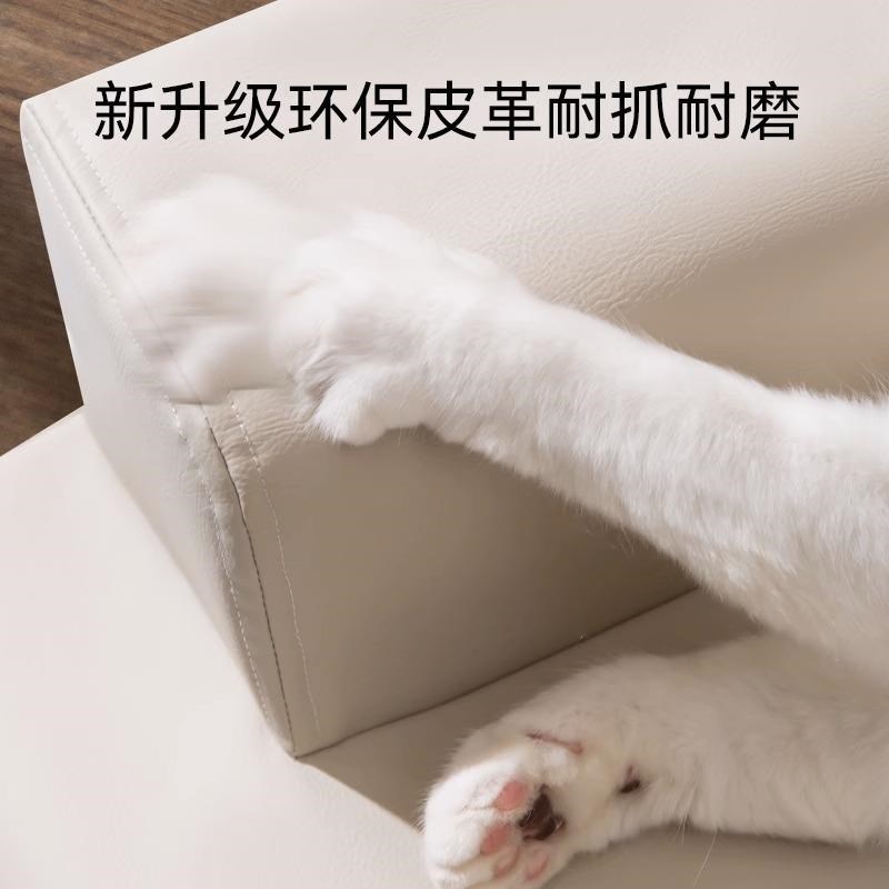 狗窝简约素色g皮质L型窝狗狗睡觉休息垫子可拆洗比熊泰迪宠物沙发