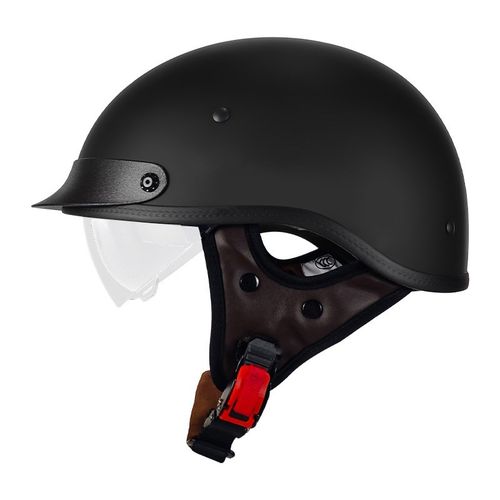 复古半盔3C认证头盔工厂DOT外贸机车瓢盔国标A类电动Y车安全帽夏