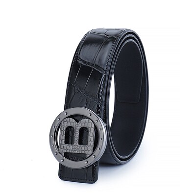 皮带男士牛皮板扣真皮裤腰x带男款创意休闲百搭装饰女厂家