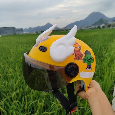 新国标3C认证1-8岁儿童头x盔四季男女通用电动车可爱头盔一件代发