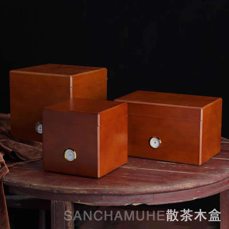 通宇木盒散茶福鼎白茶q叶包装盒空礼盒白毫银针白牡丹木箱散茶包