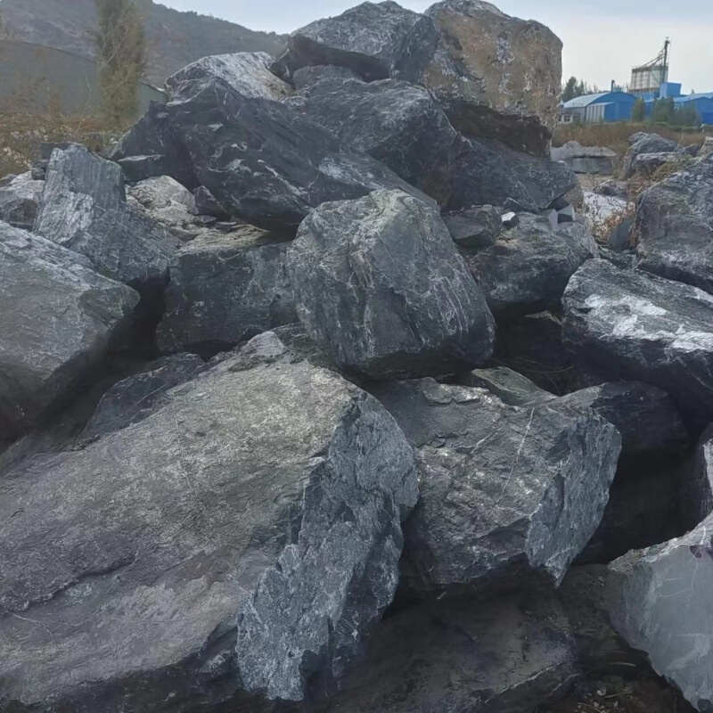石蛋厂家b园林绿化景观置置石黑山买卖石造景景石原河道石石黑色