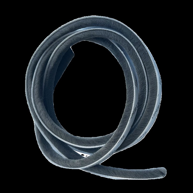 玻璃门窗自动f门密封条带毛带背胶自粘型防风毛刷条档风防灰防撞