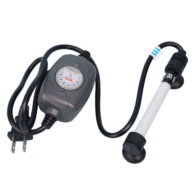 玻璃水族箱鱼缸淡k水海水热带鱼乌龟缸石英全自动恒温加温器加热