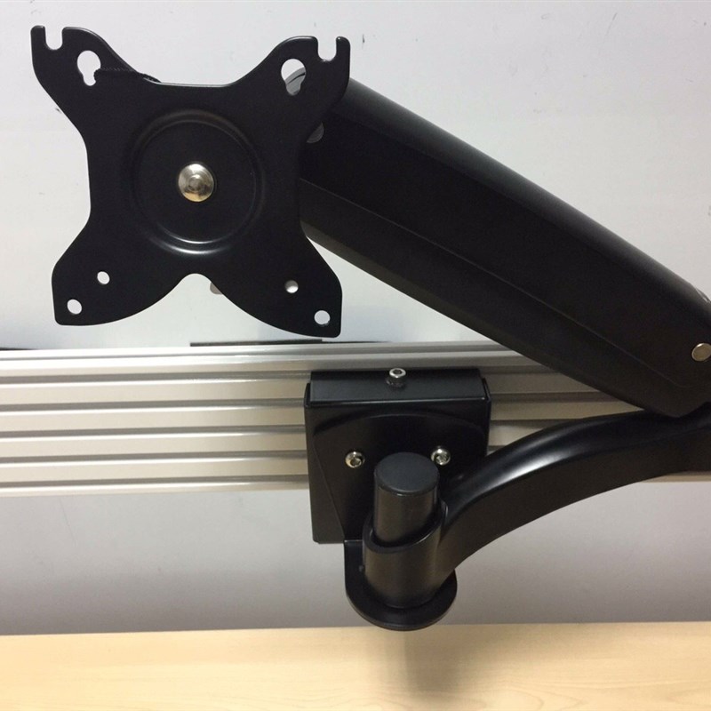 监控操作台控制台桌面型材屏风液晶显示器支架旋转升降伸缩多功能