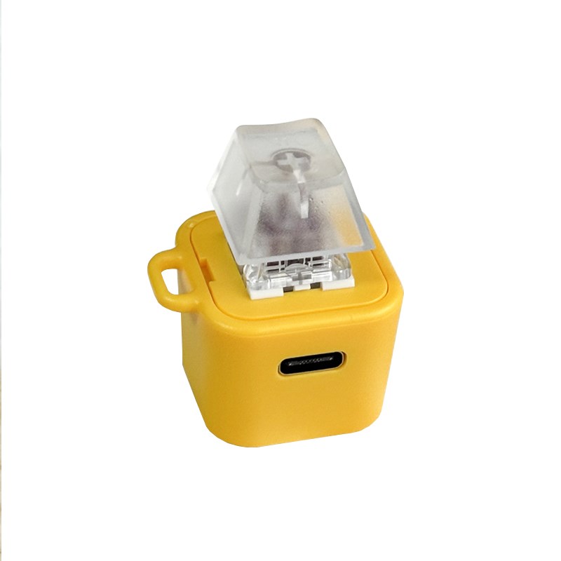 键喵喵立方发声按键可修改声音发光玩具摆件电子语音挂件解压玩具