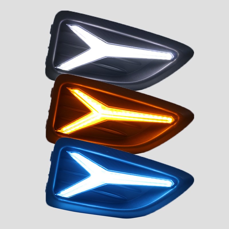 适用于17-20款现代瑞纳日行灯新款瑞纳前雾灯改装LEXD日间行车灯