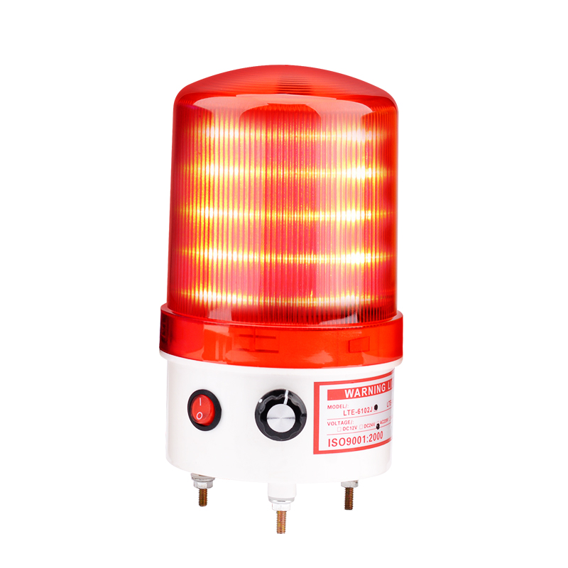 声光报警器220V旋转爆闪led信号警报警示灯闪烁灯24V12V音量可调