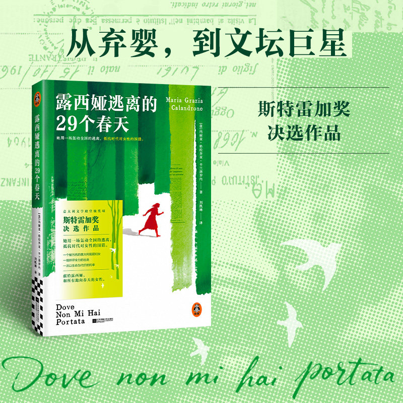 露西娅逃离的29个春天 江苏凤凰文艺出版社 (意)玛丽亚·格拉齐亚·卡兰德罗内 著 著 刘凯琳 译 译 外国小说