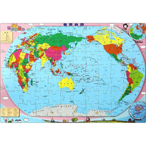 磁乐宝拼图 世界地图 唐建军 编