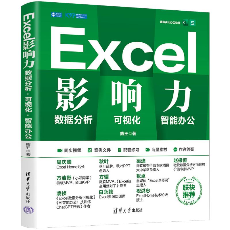 EXCEL影响力:数据分析·可视化·AI办公熊王清华大学出版社计算机/网络/操作系统(新)