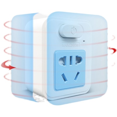 七度热水器空调转换插座带开关插头三叉三插三脚三项三孔10a转16a