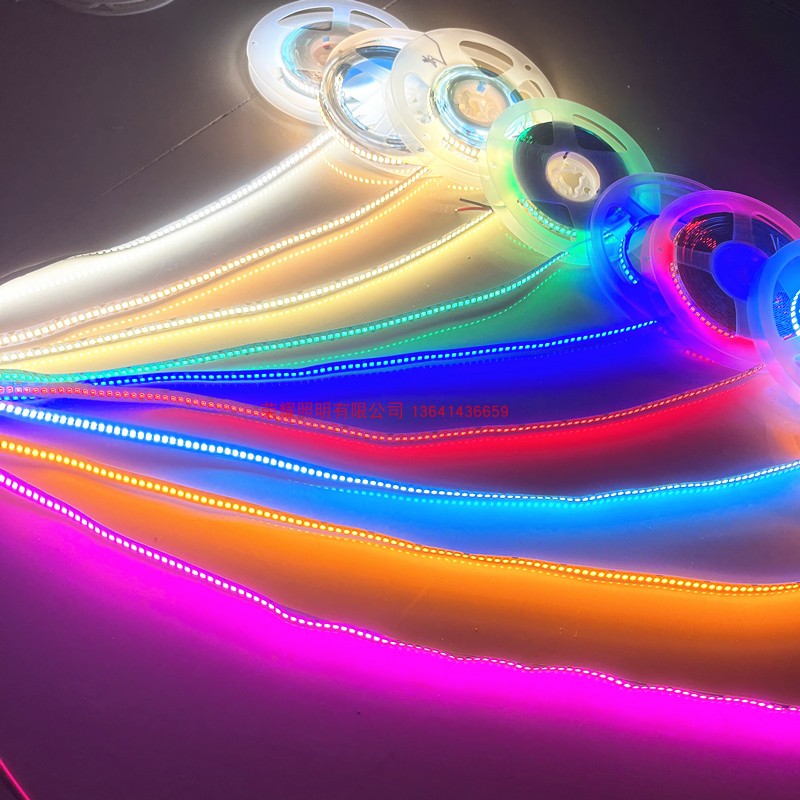 led灯带高亮240珠12v超密24v货车设备灯箱展柜装饰软线条警示灯条