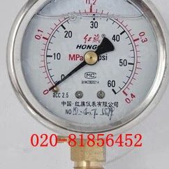 耐震压力表YTN60-0.4MPA 0.6MPA YTN60-1MPA YN-60 抗震压力表红