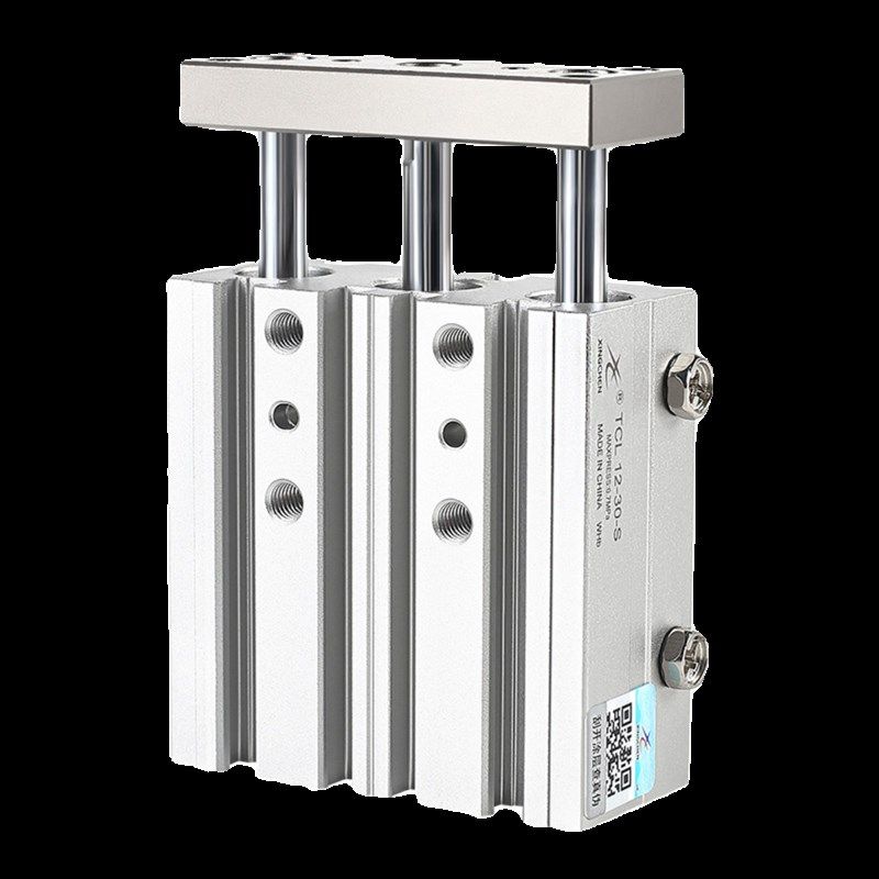 亚德客型小型气动三杆三轴带导杆气缸TCL12/16/32/25-20*30X50S75