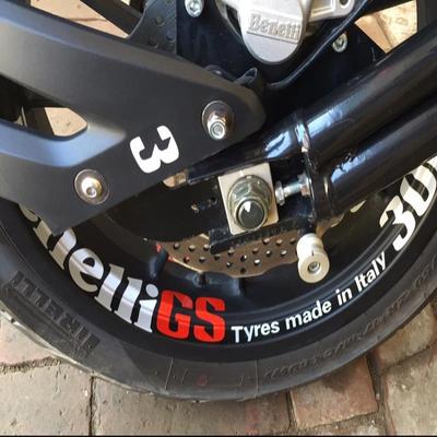 机车改装贴花黄龙600轮毂贴个性改装防水轮胎L贴纸300反光贴片150