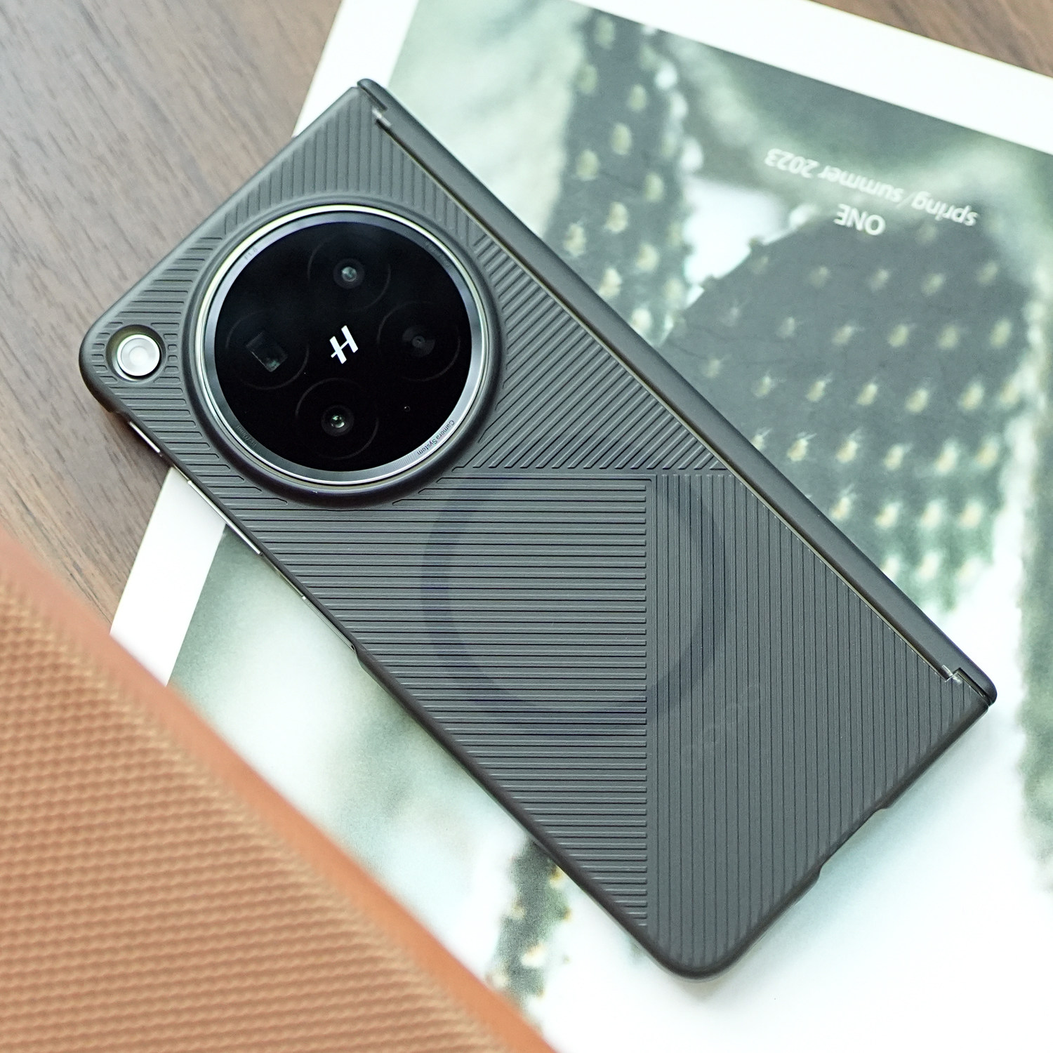 米斯登适用OPPO FindN6超薄磨砂几何纹理手机壳n5全包中轴magsafe磁吸保护套防滑散热透明新款男女PC硬壳潮牌