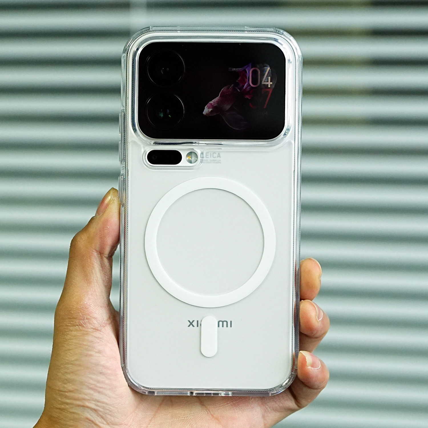 米斯登不遮挡广角适用小米17ProMax透明磨砂手机壳magsafe磁吸保护套全包气囊软边硬背防摔简约高端新款外壳s