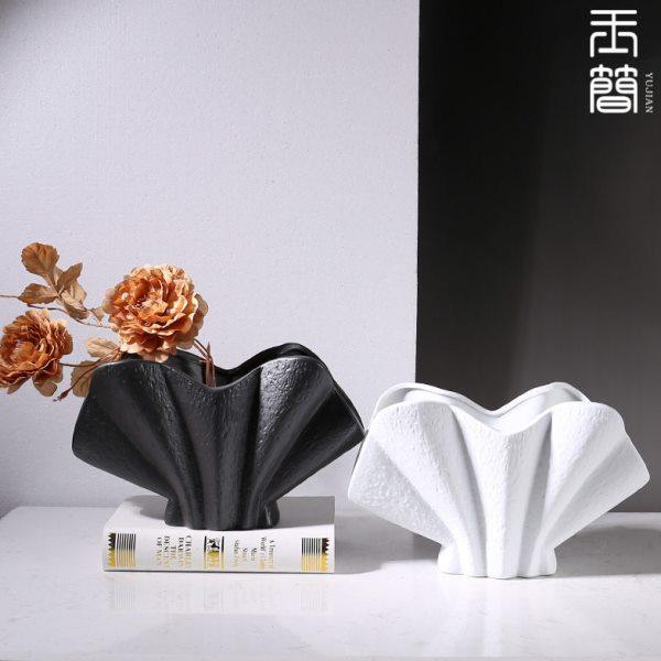 北欧现代简约创意陶瓷插花器摆设客厅样板间民宿酒店桌面花瓶摆件,鲜花速递/花卉仿真/绿植园艺,花瓶,淘宝优惠券,粉丝福利购,淘宝优惠卷