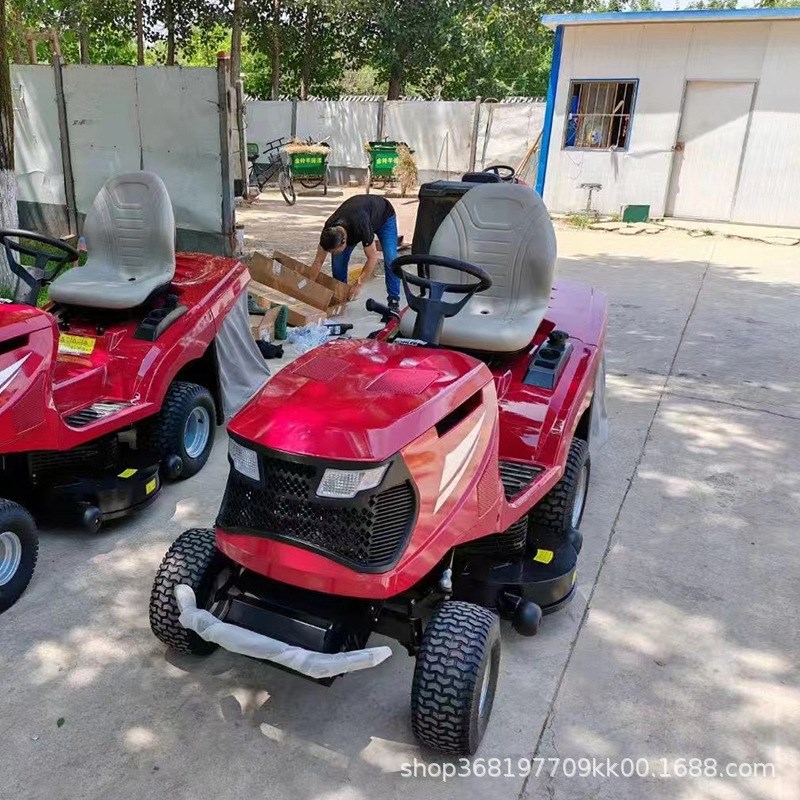 坐骑式草地修剪车草坪机 30寸42寸坐骑式K割草机 侧排 后排草坪车